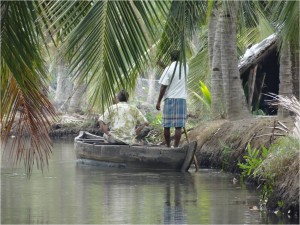 Inde Backwaters canoë