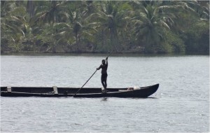 Inde Backwaters canoë houseboat ou bateau touristique2
