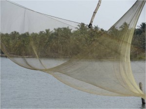 Inde Backwaters filet pêche bateau touristique