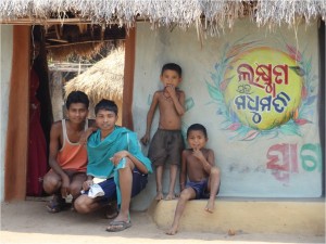 Inde Koraput Chandanpur village enfants 2
