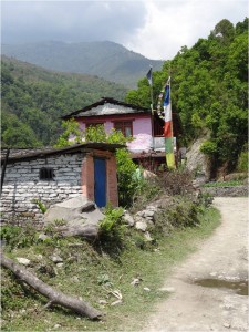 Népal Poon Hill maisons jour 1 1