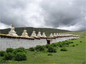 Chine Sichuan Litang monastère
